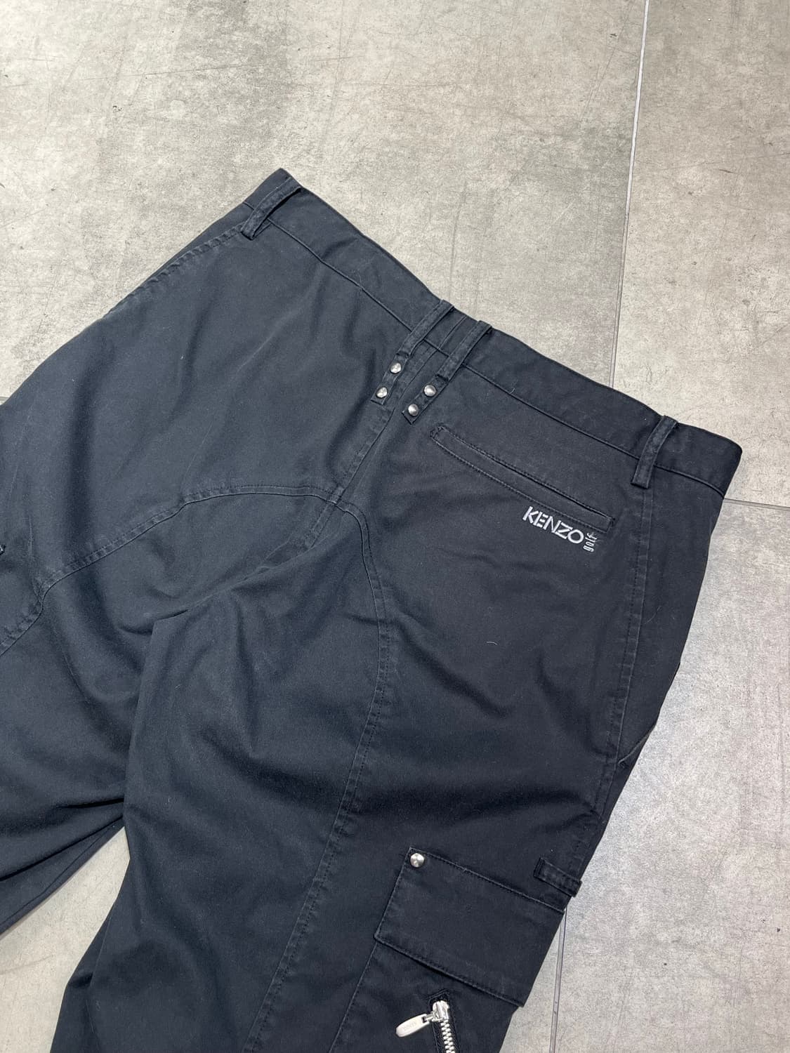 Kenzo 락펑크 락시크 블랙 카고 팬츠  상품이미지10