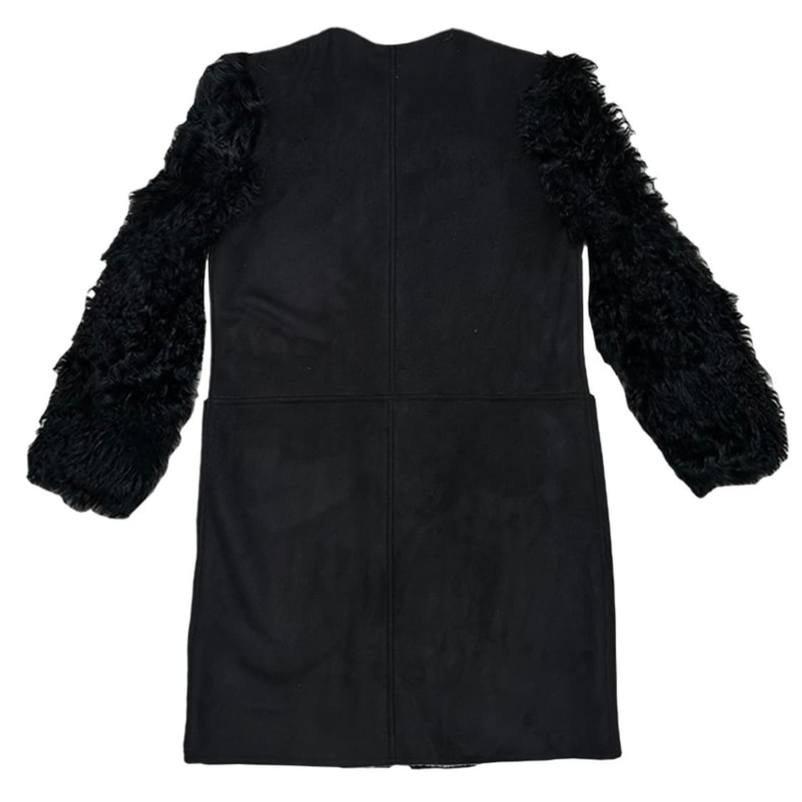 마쥬 시어링 배색 퍼코트 1 상품이미지6