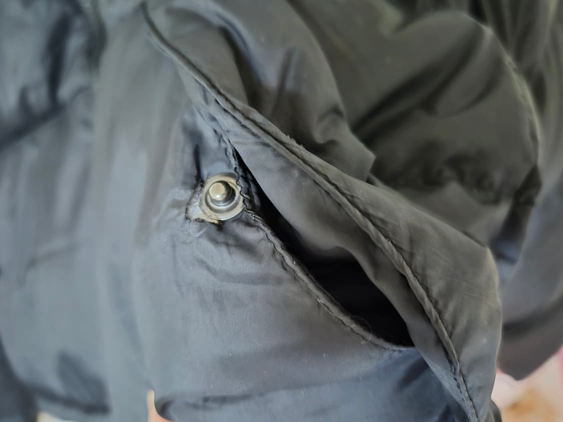 마뗑킴 테이핑 푸퍼 다운점퍼 블랙 S 상품이미지9