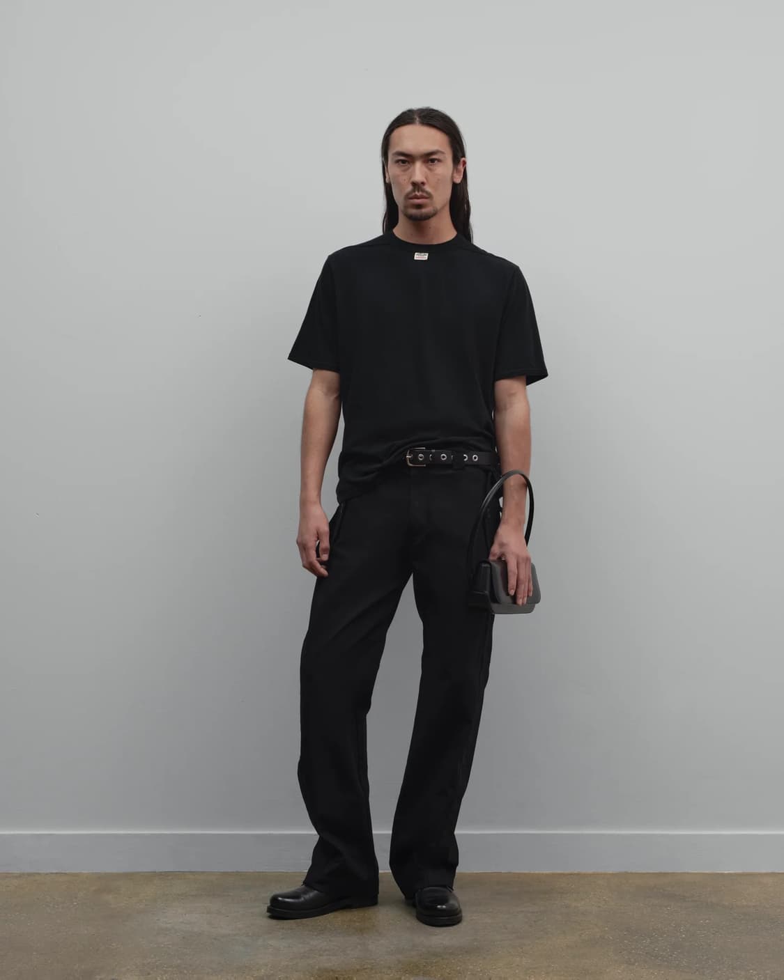 [M,L]커미션 25fw Reversed 티셔츠/블랙 상품이미지1