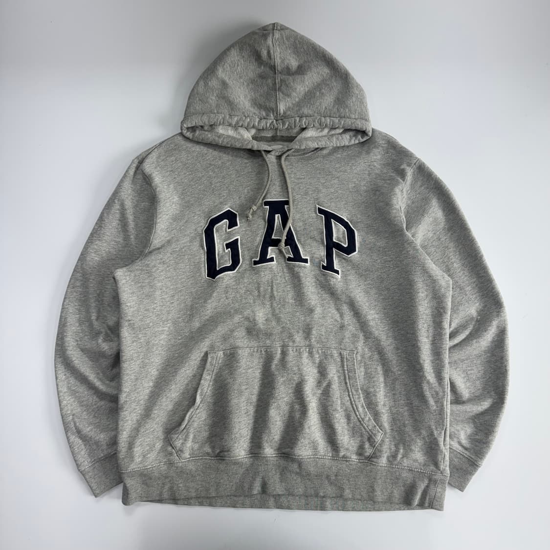 Gap 갭 네이비 로고 그레이 후드티 상품이미지3