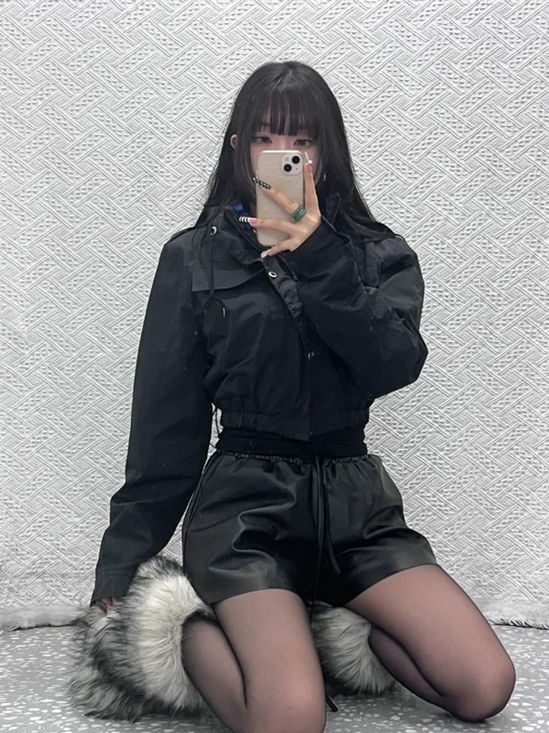 아디다스 스케이드보딩 스포티 크롭 바람막이 자켓 105 C10170 상품이미지2