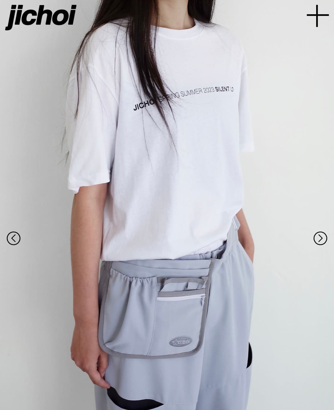 지초이 SS23 SLEEVE POCKET T-SHIRT (WHITE) 상품이미지2