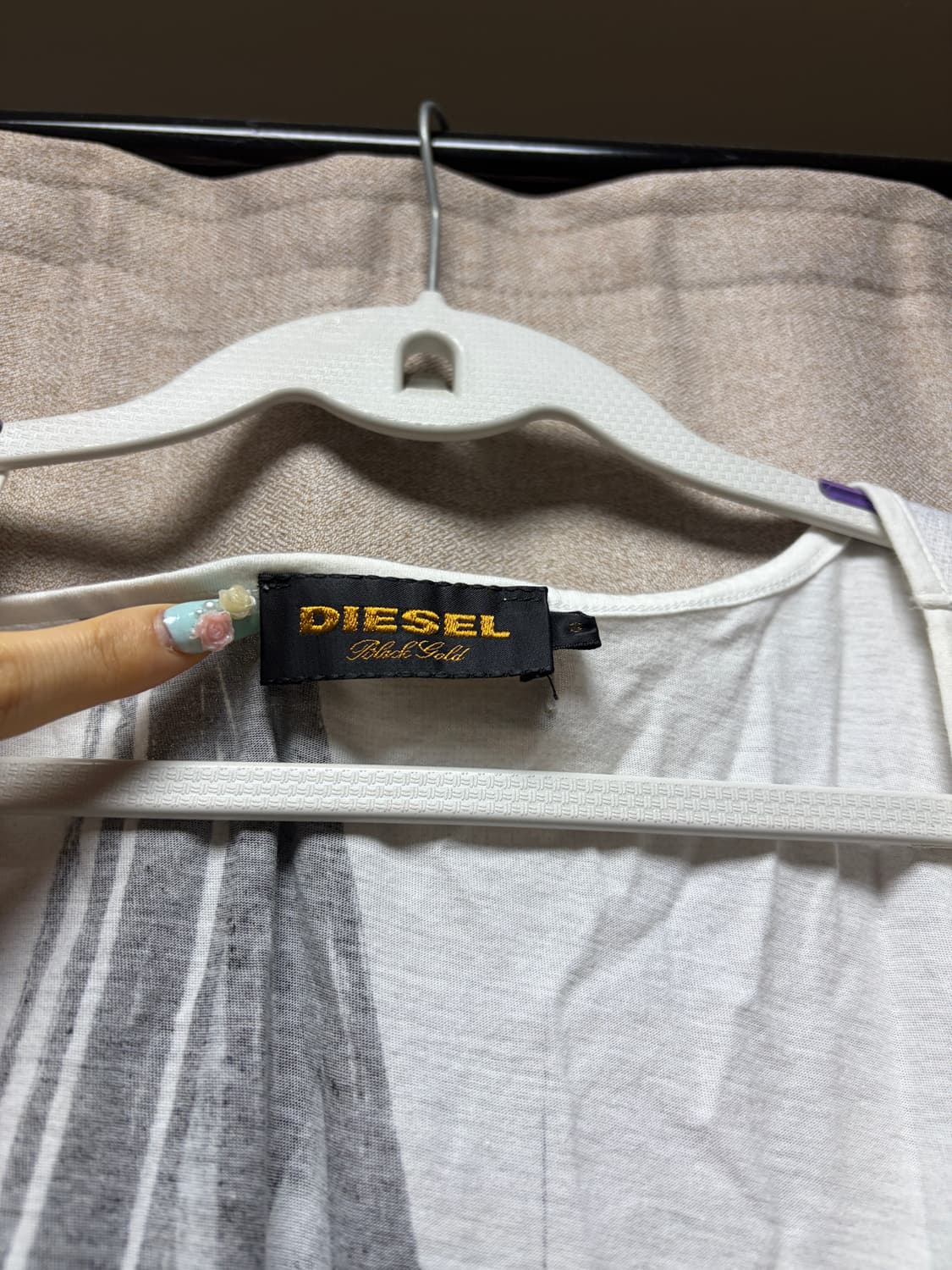 디젤 스터드 프린팅 나시 원피스 상품이미지4