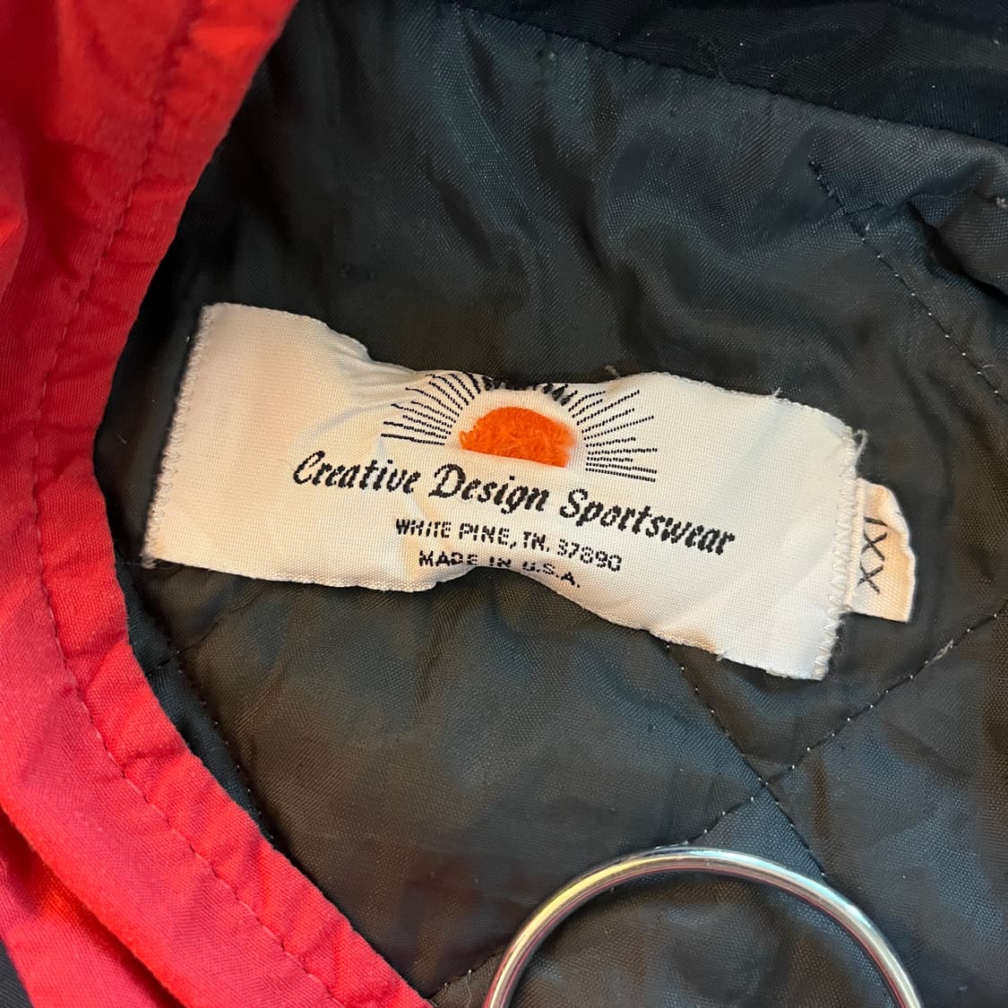 80s USA 미국생산 올드스쿨 레이싱 점퍼 자켓 상품이미지7