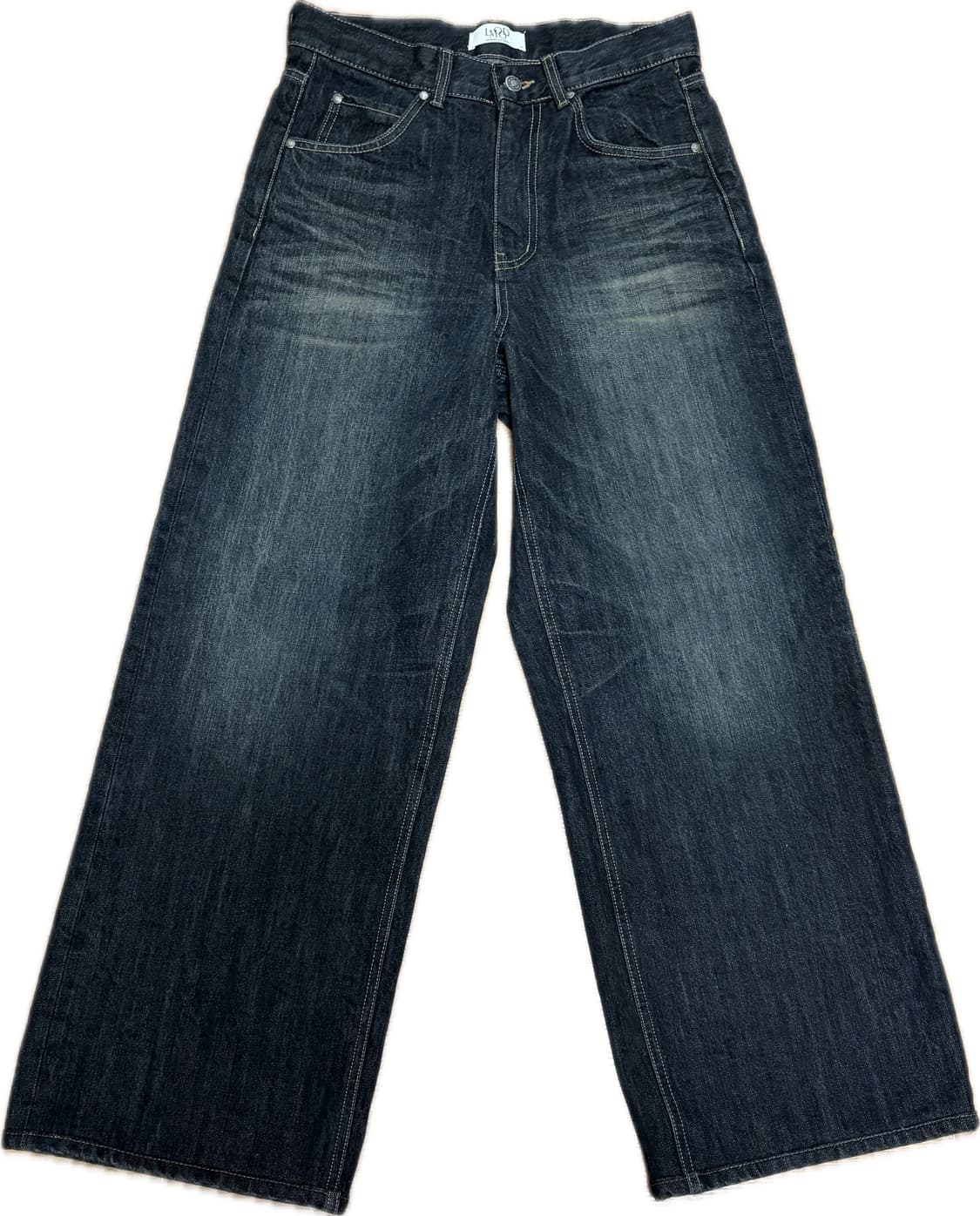 엘무드 빅보이 와이드 데님 블루블랙 상품이미지1