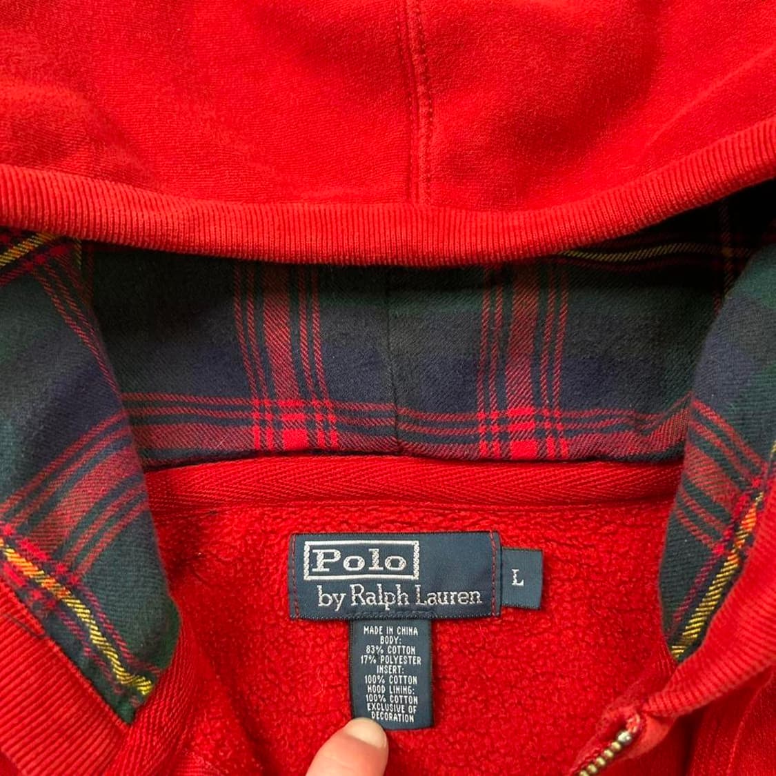 폴로 랄프로렌 빅 포니 후드 집업 상품이미지3