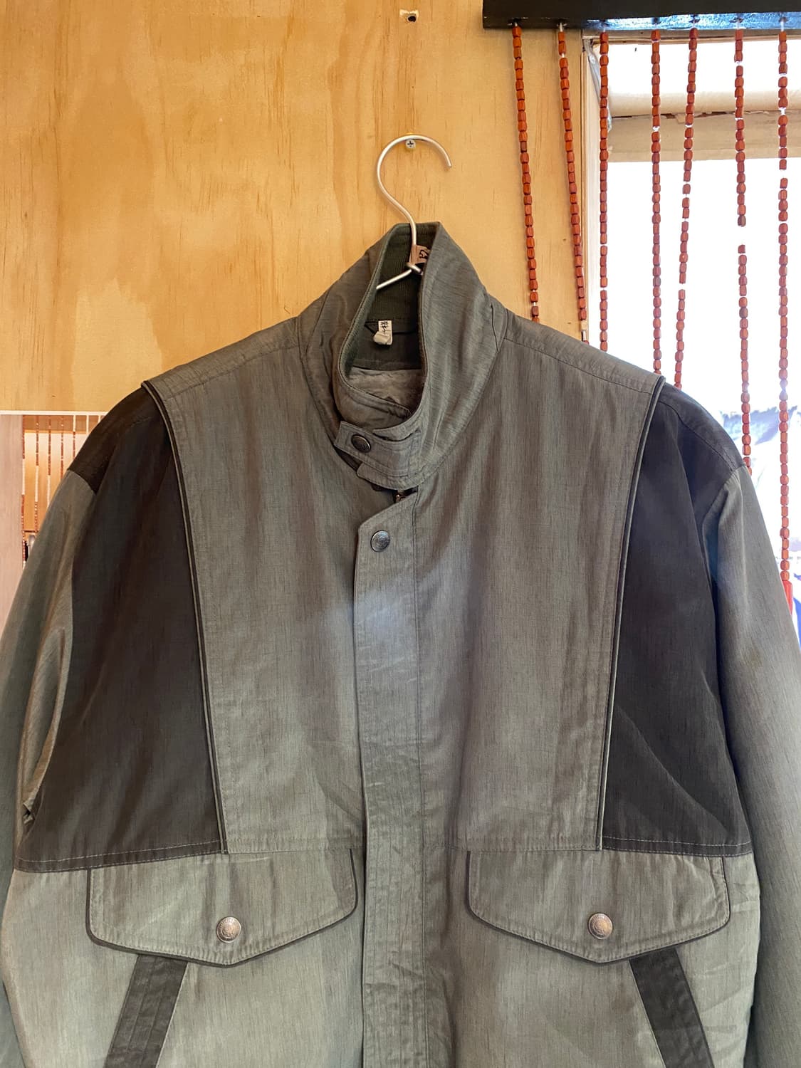 애프터 임프레션 투톤 패널 해링턴자켓 상품이미지2