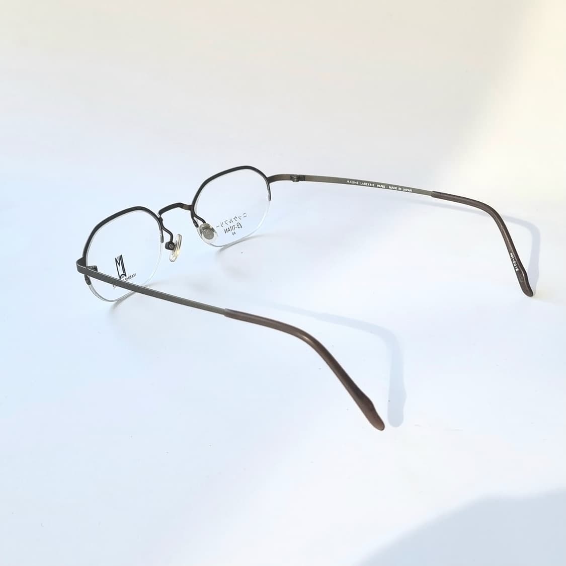 라베리(Maxime Labeyrie) 초경량 베타 티타늄 반무테 안경 상품이미지5