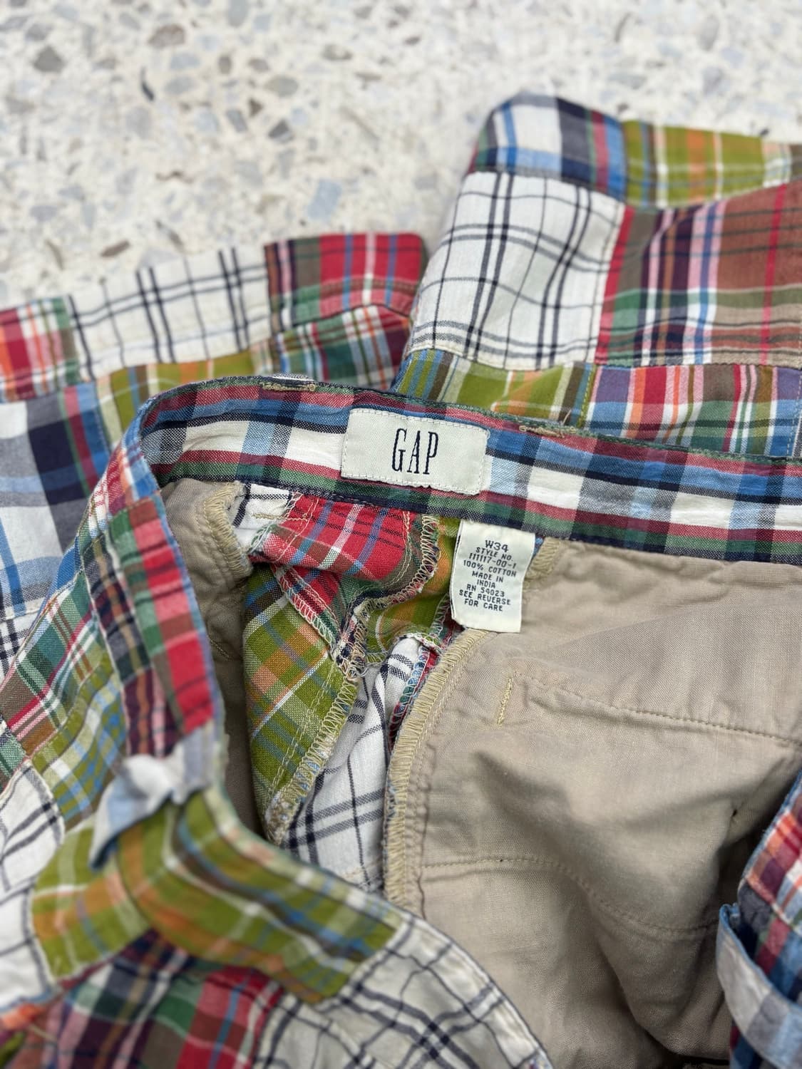 OLD GAP Patchwork Shorts 상품이미지2