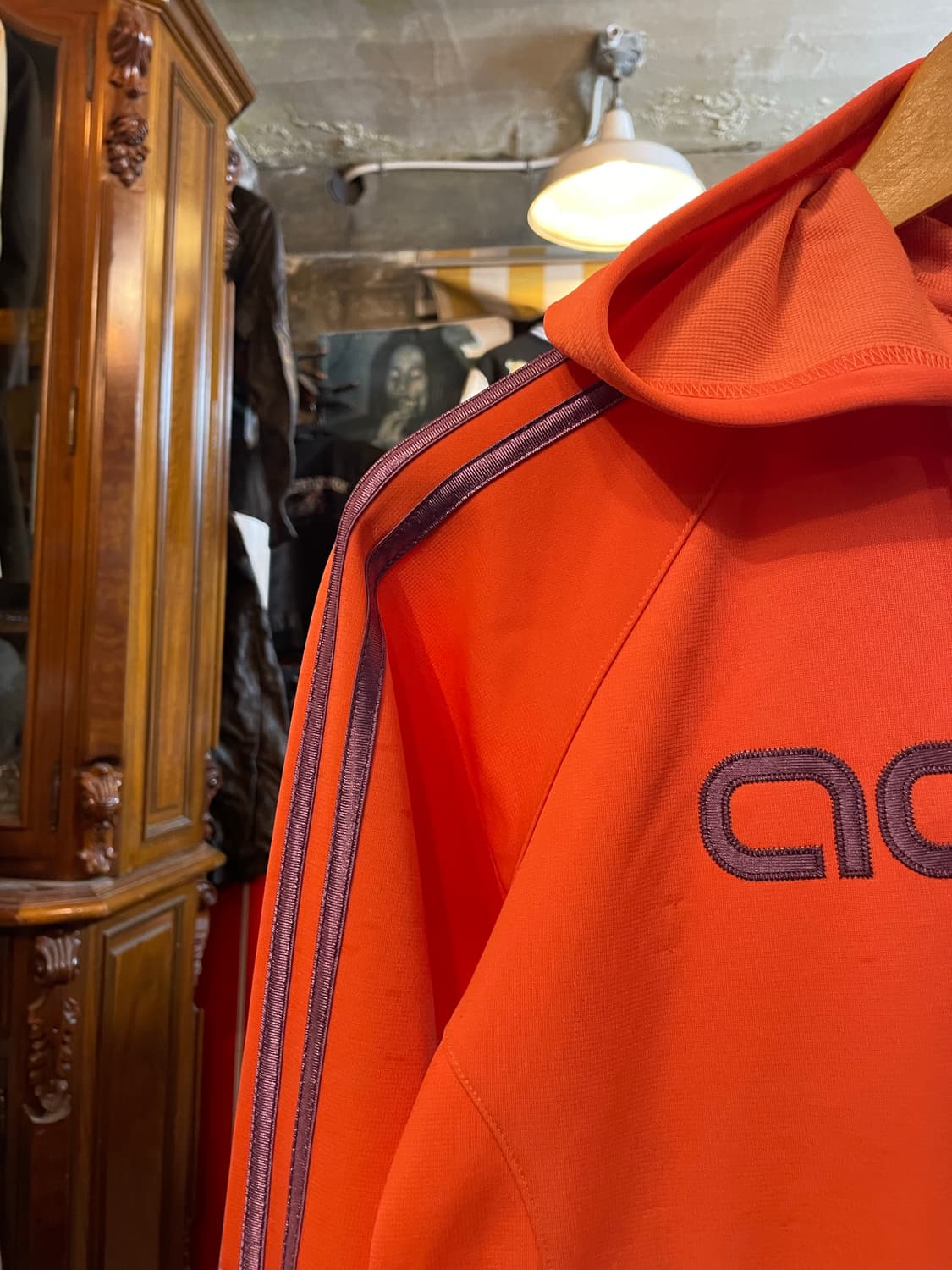 아디다스 올드스쿨 빅로고 여성 트랙탑 후드 저지 자켓 상품이미지3