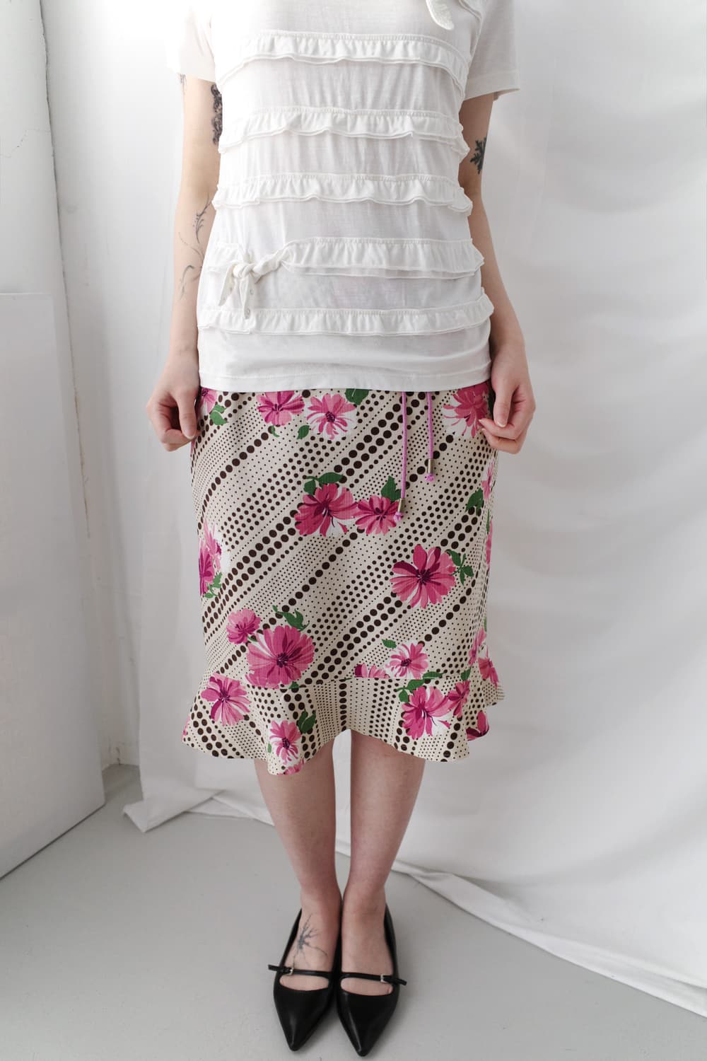 flower dot skirt 상품이미지6