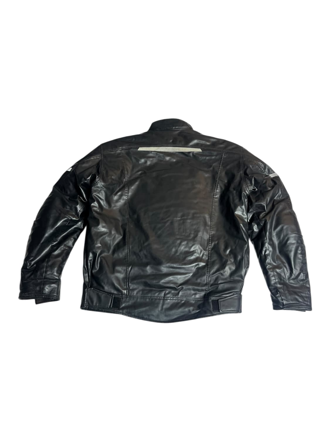 Vintage 블랙 바이커 가죽 자켓 (보호구O) 100 상품이미지2