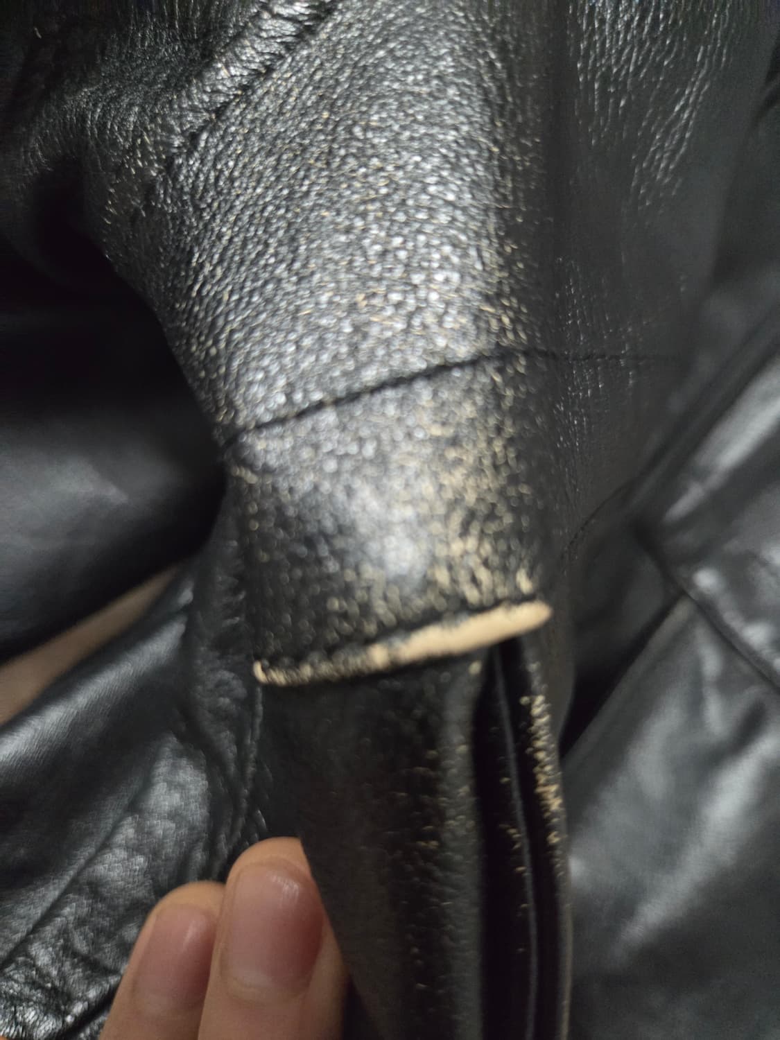 호아테 퍼티그가죽자켓 상품이미지3