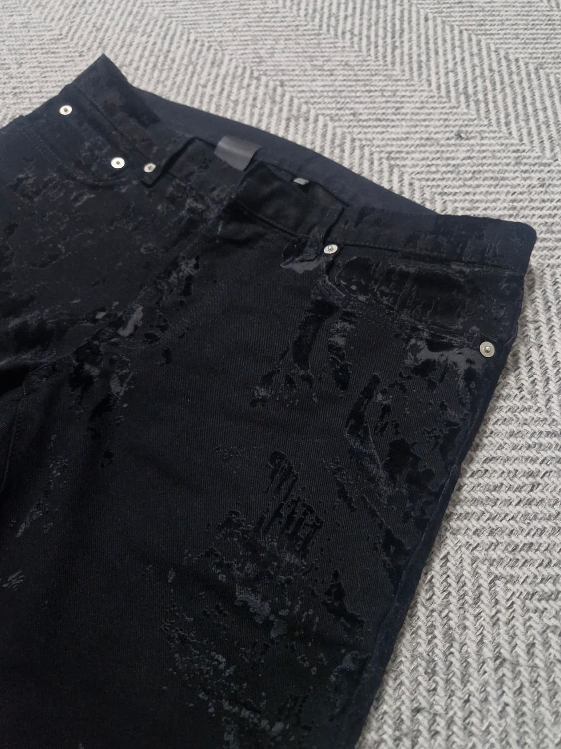 디올옴므 08 벨벳 코팅 진 30사이즈 상품이미지5