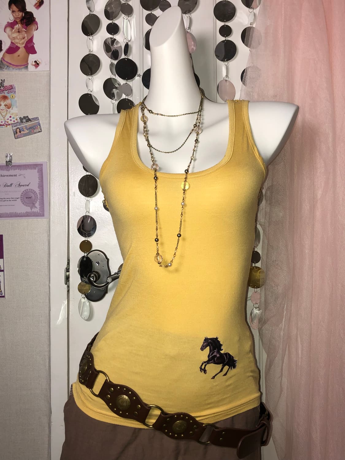 mute yellow hippie sleeveless 상품이미지1