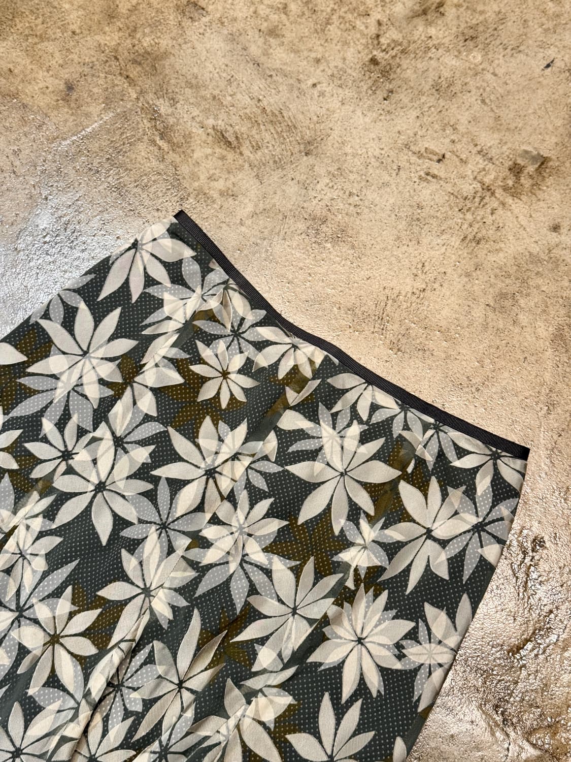 26-27 ) JPN Flower Pattern Midi Skirt 상품이미지5