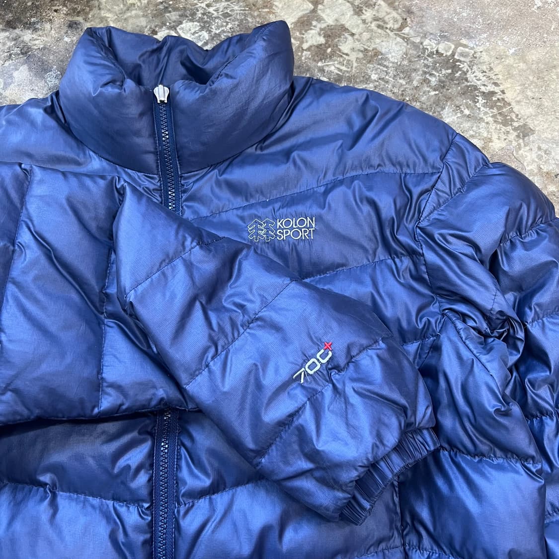 100) 코오롱스포츠 구스다운 경량 패딩점퍼 거위털 패딩 상품이미지3