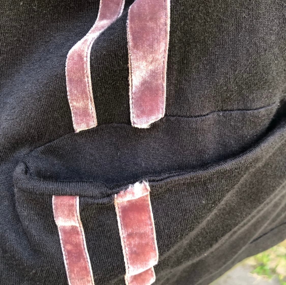 빔즈 벨벳 스트라이프 가디건 상품이미지4