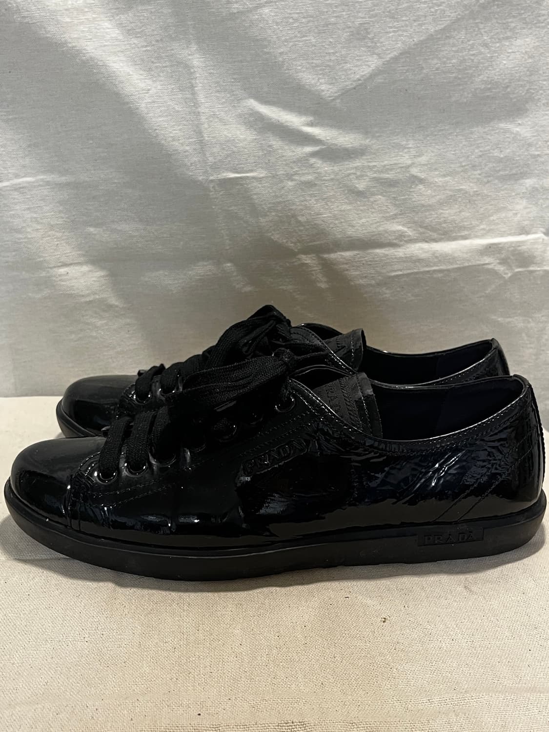 [PRADA] 프라다 스포츠 아카이브 아메리카 컵 패턴 레더 스니커즈 ( 상품이미지2