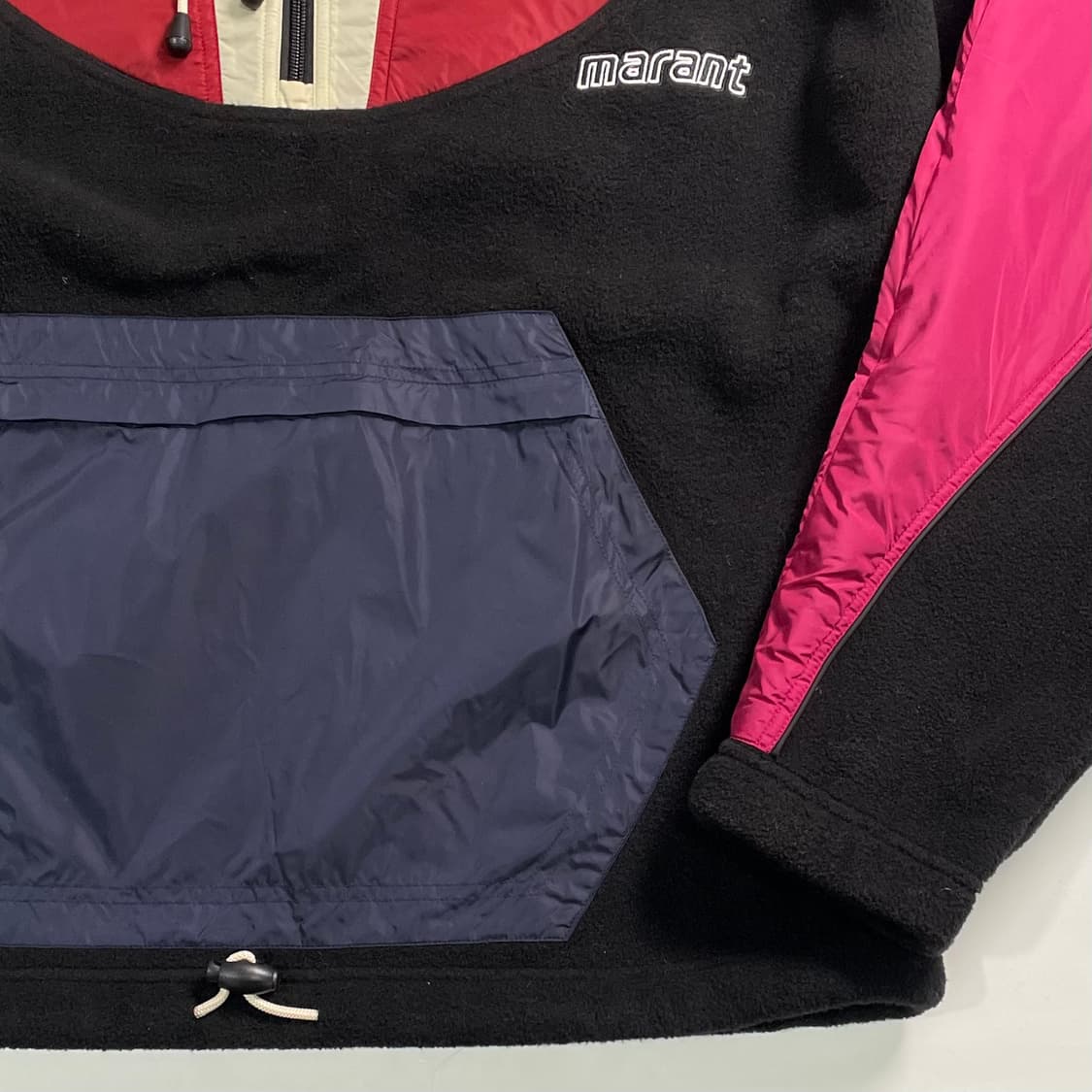 이자벨마랑 컬러블록 후드 아노락 상품이미지4