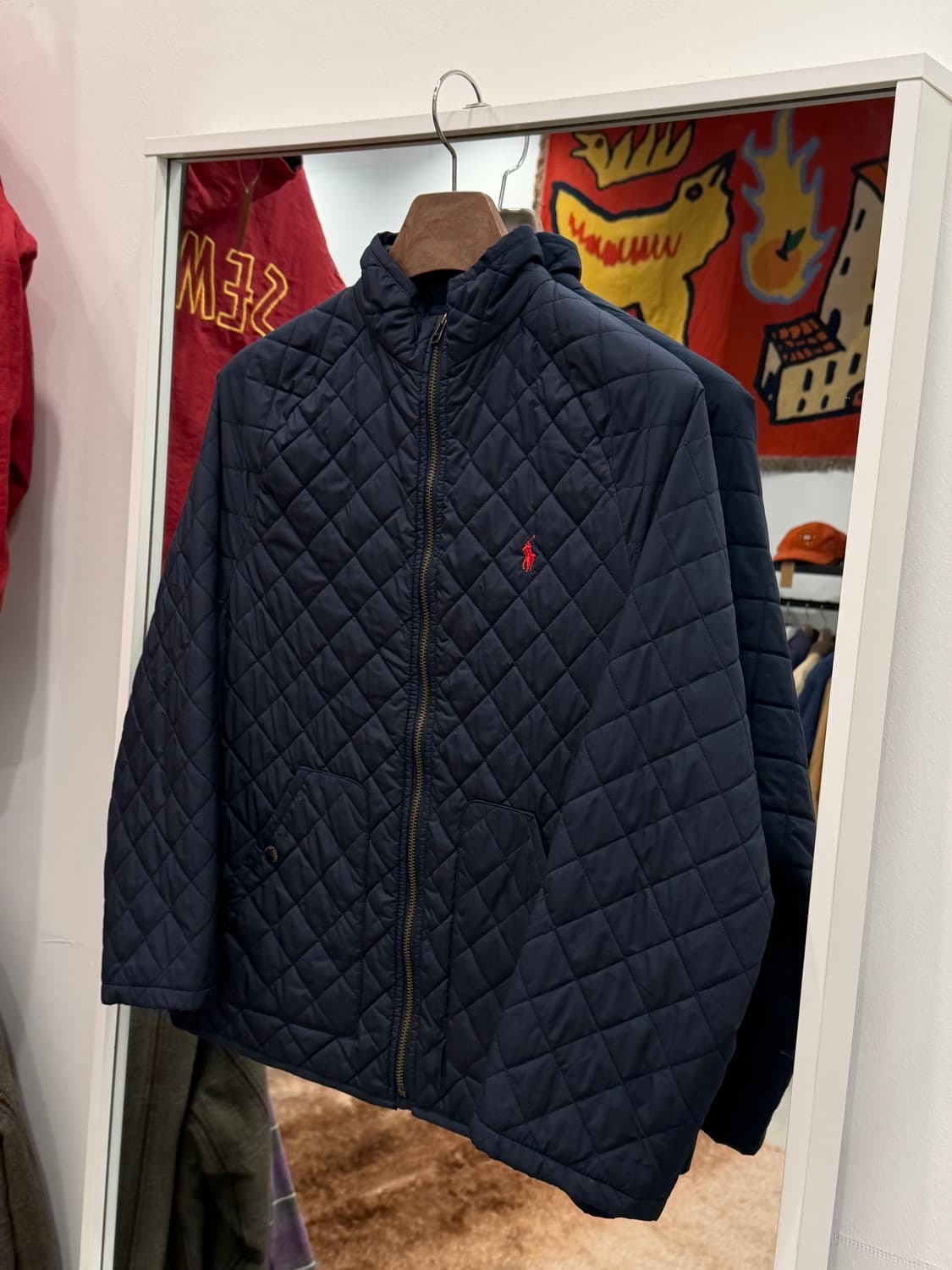 Polo ralph lauren 폴로 랄프로렌 라이트 패딩 퀼팅 자켓 상품이미지1