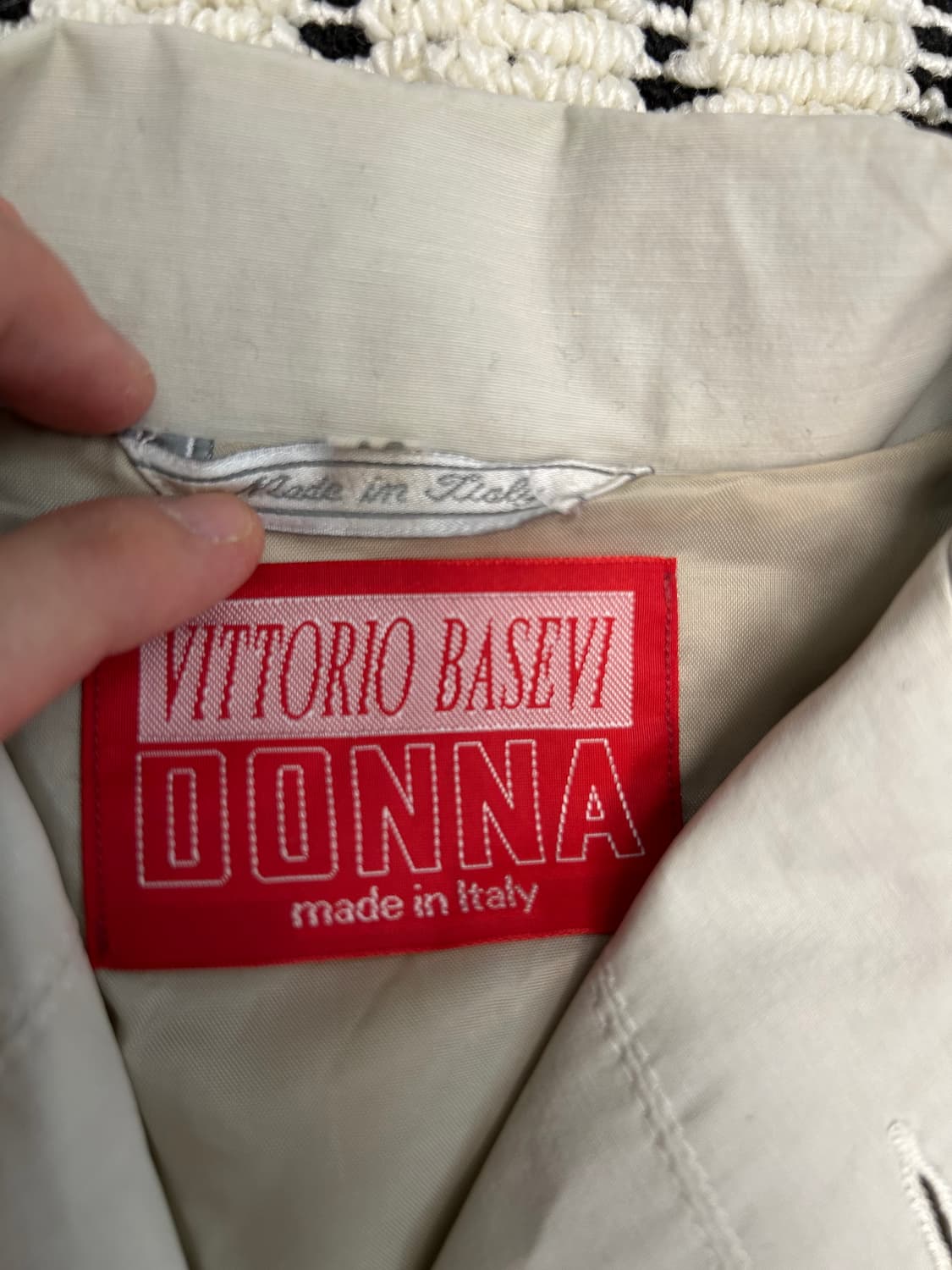 Vittorio Basevi 코튼 트렌치 코트 (made in italy 상품이미지3