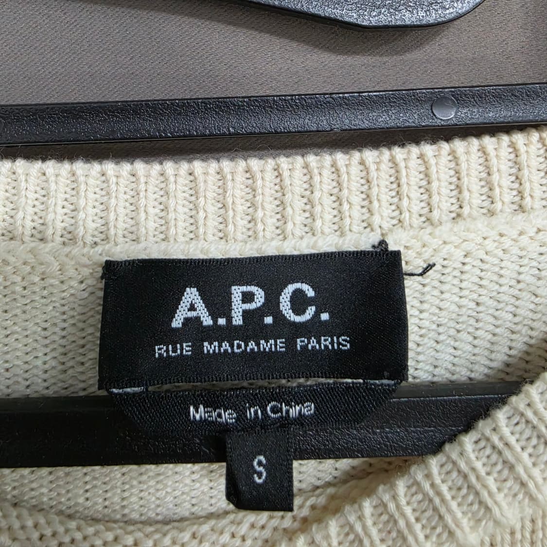 A.P.C 아페쎄 단가라 니트 상품이미지3