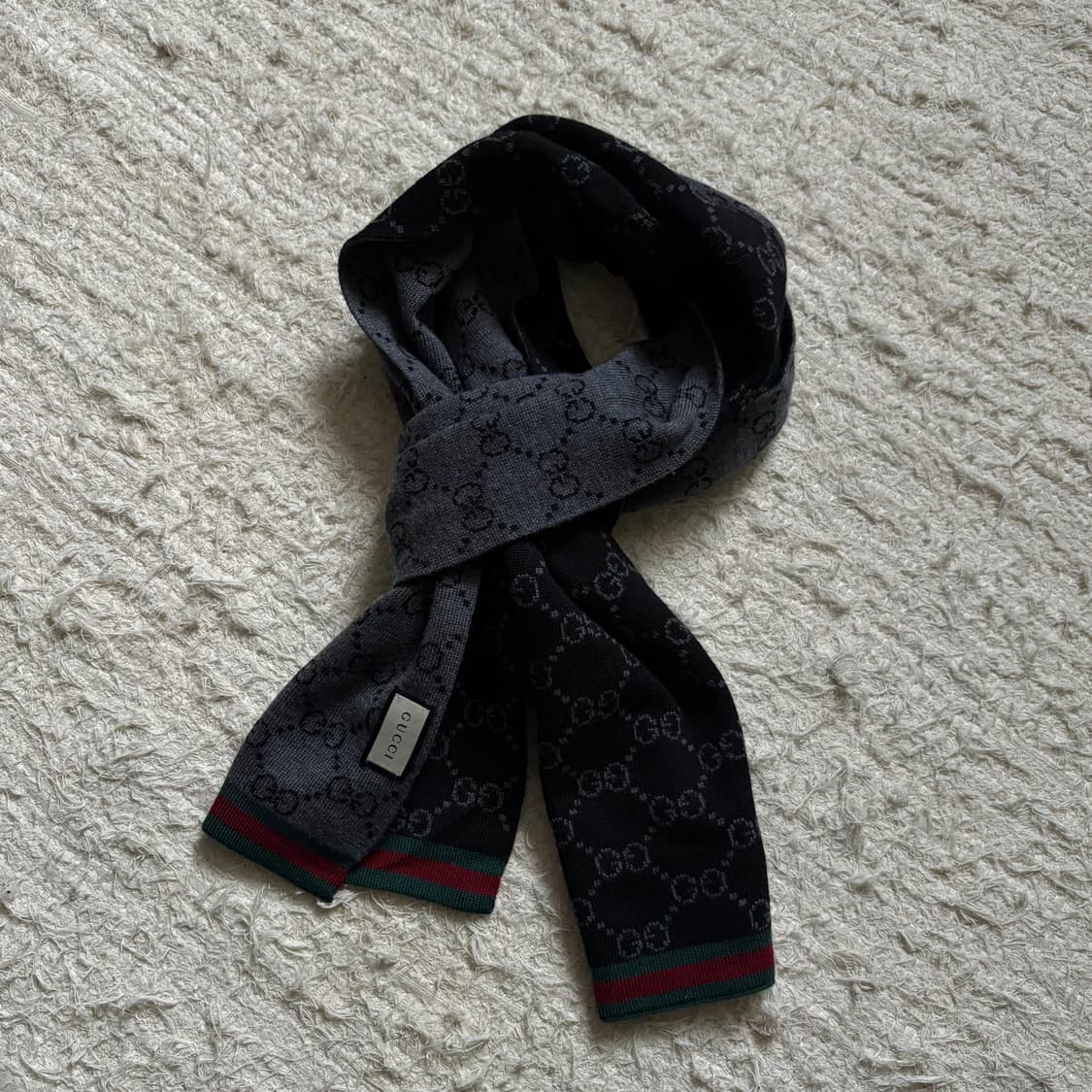 Gucci 구찌 모노그램 투톤 울 머플러 상품이미지4