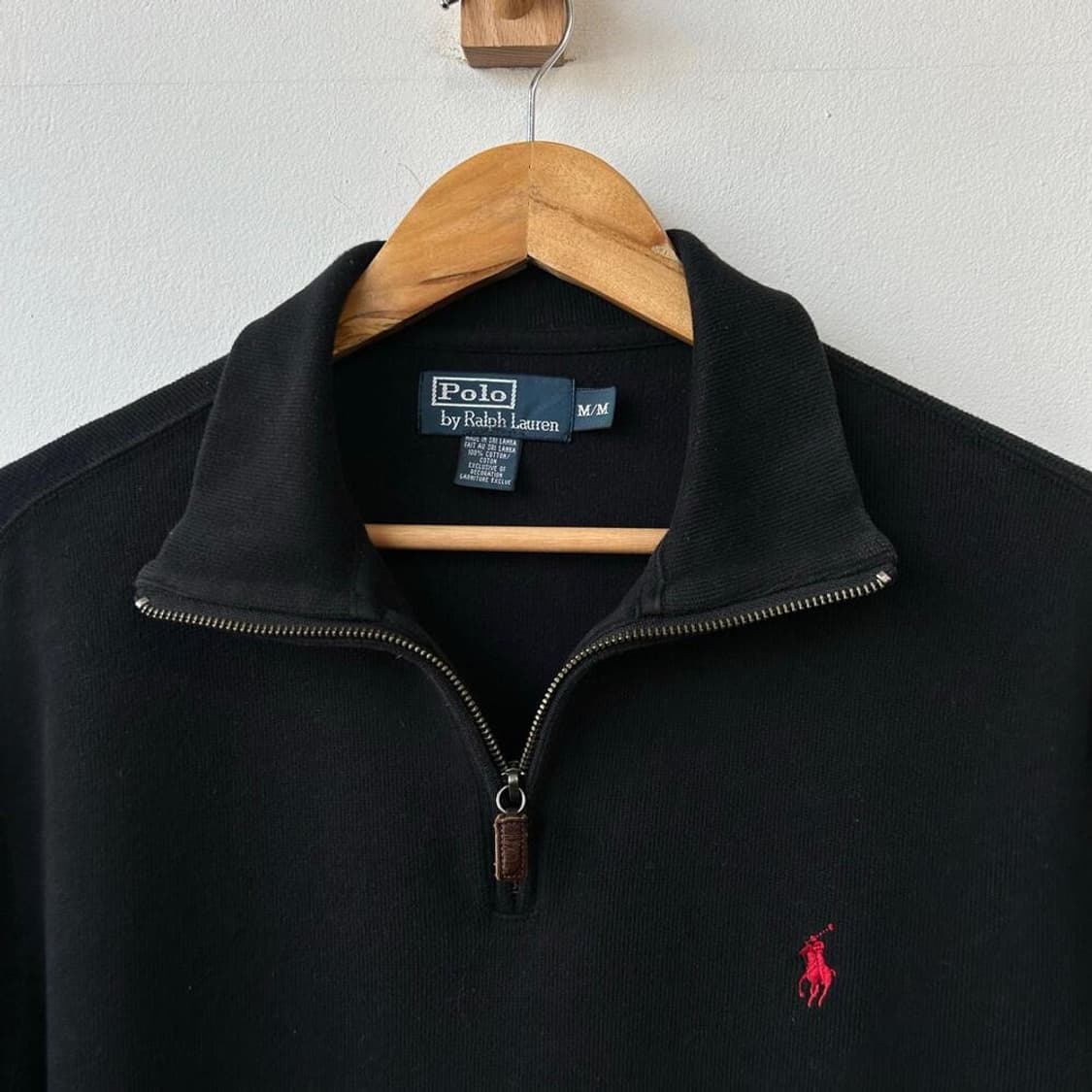 9897 - 폴로 랄프로렌 블랙 반집업 니트 상품이미지4