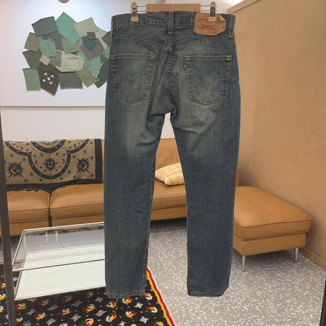 리바이스 501 빈티지워싱 데님 청바지 30인치 C07349 상품이미지4