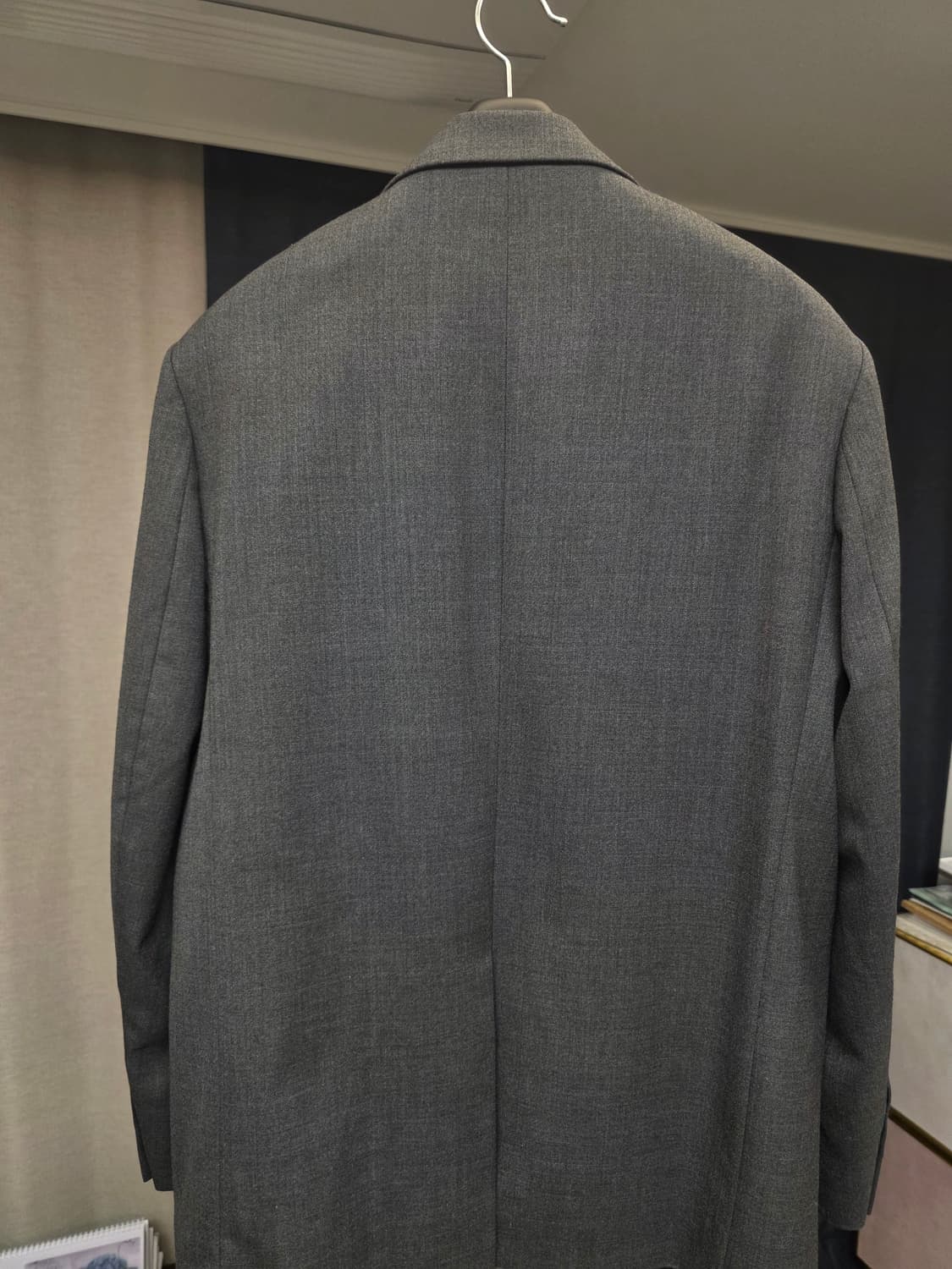 무신사스탠다드 / 울 블렌드 릴렉스드 셋업 [미디엄그레이] / XL,32 상품이미지4