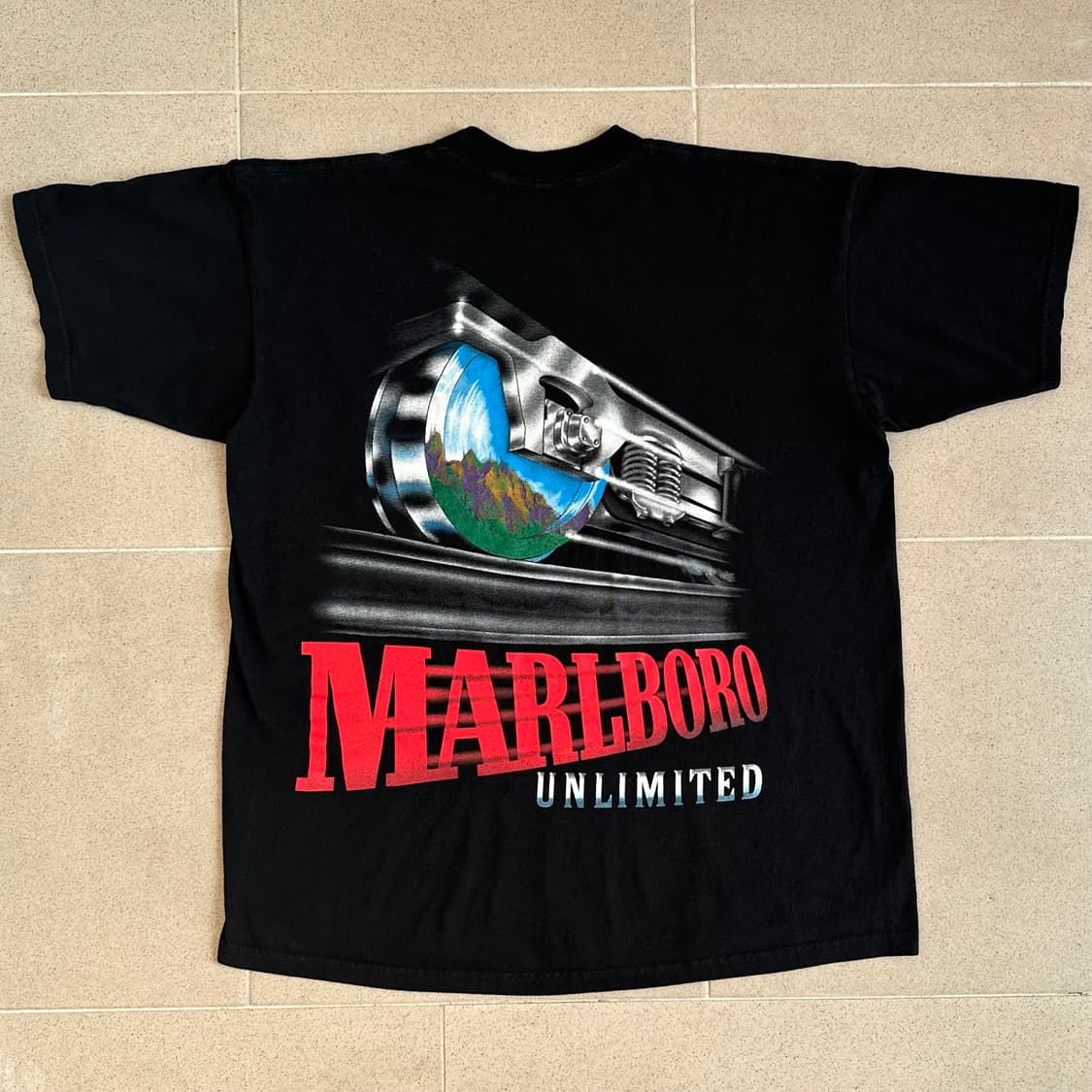 90s 빈티지 말보로 Unlimited Train 티셔츠 상품이미지1
