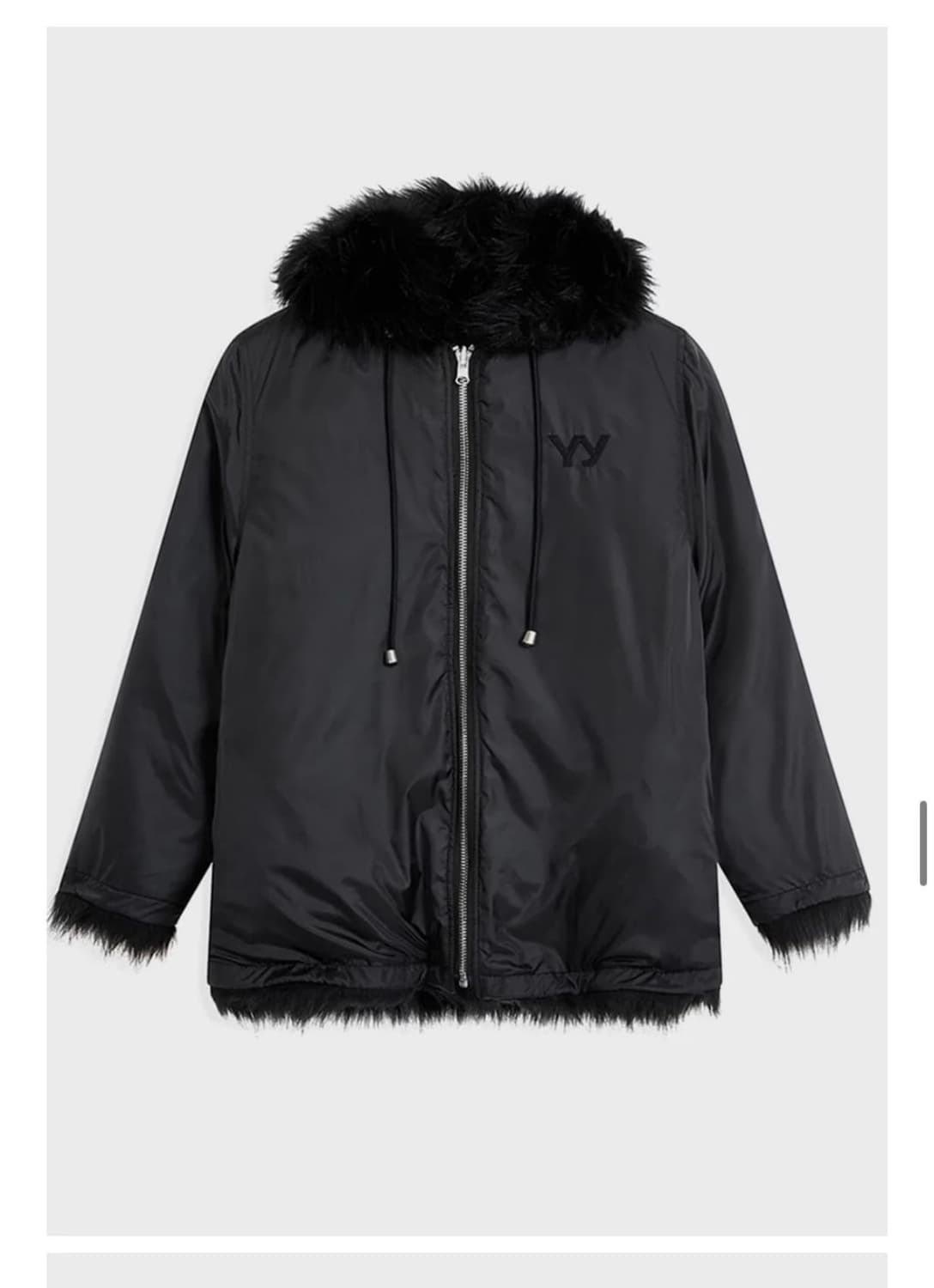 openyy 오픈와이와이 리버시블 퍼 후드 자켓 점퍼 패딩 상품이미지3