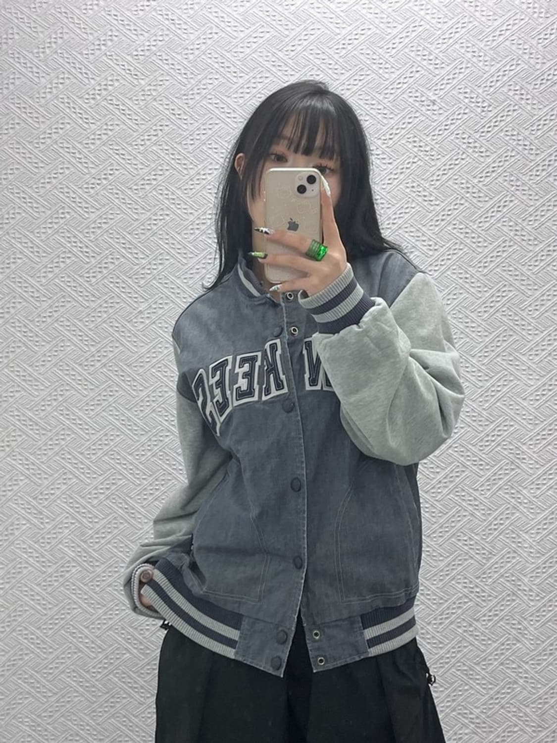 MLB 뉴욕 양키스 올드스쿨 레트로 데님 바시티 자켓 95 C08612 상품이미지2