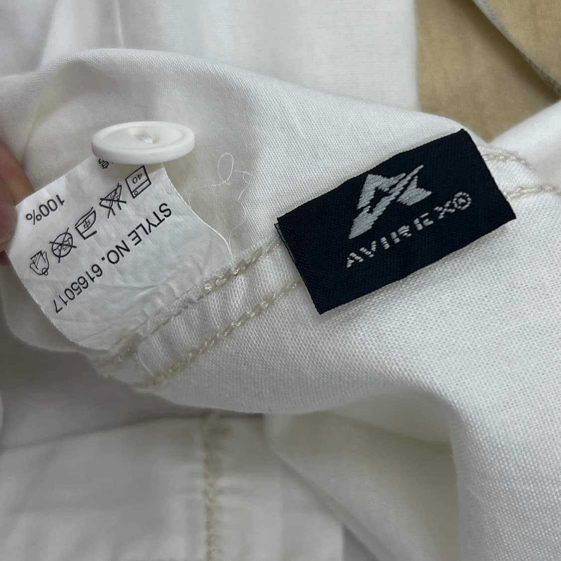 Avirex 아비렉스 밀리터리 견장 포켓 반팔 셔츠 M 상품이미지7