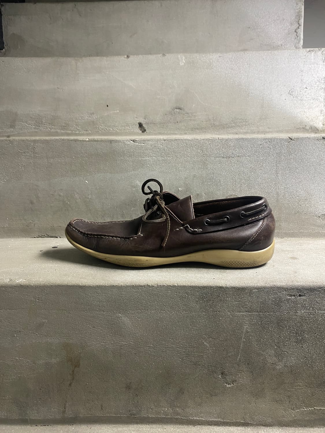 Prada Sports Linea Rossa Boat Shoes 상품이미지5