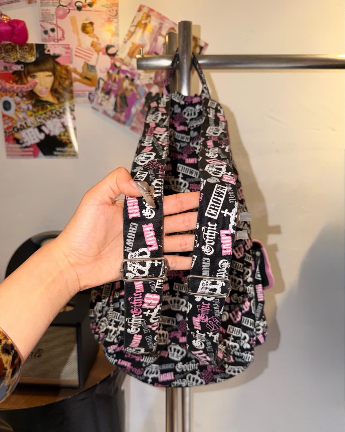 키치 프린팅 백팩 상품이미지4