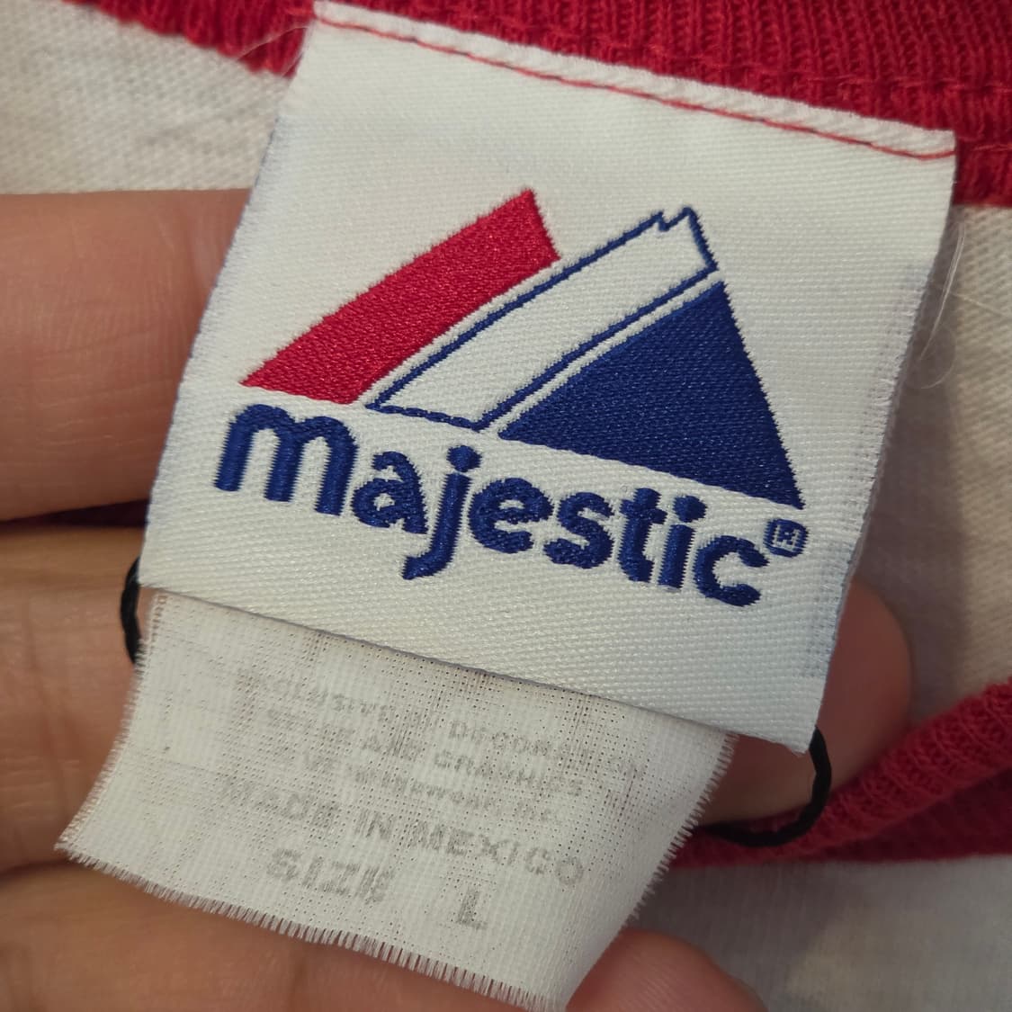 마제스틱 00s 레드 링거 반팔 상품이미지7