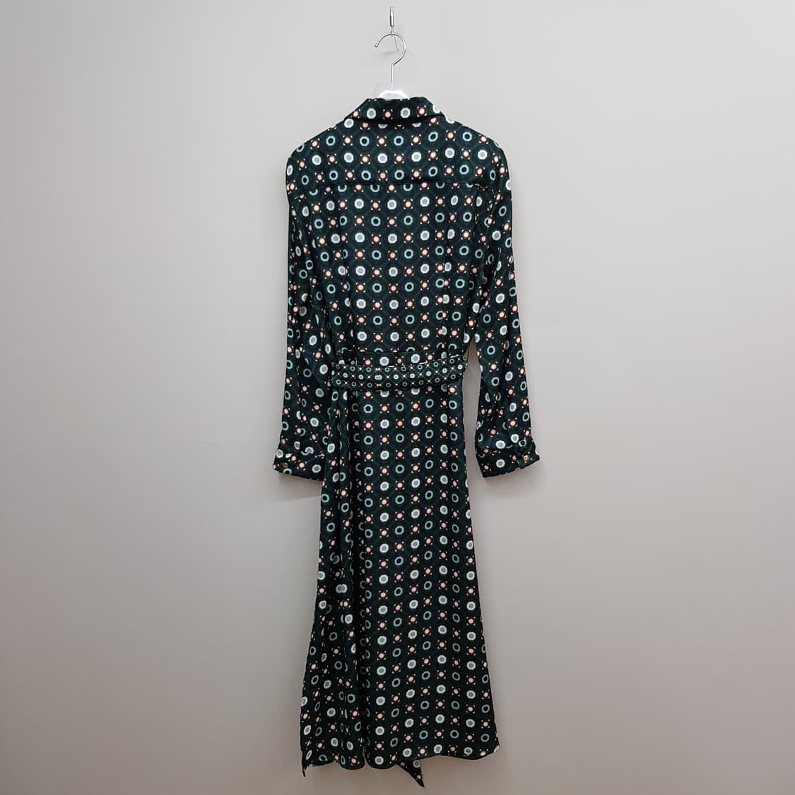 인트렌드 막스마라 셔츠형 벨티드 롱 원피스 IT44사이즈 상품이미지5