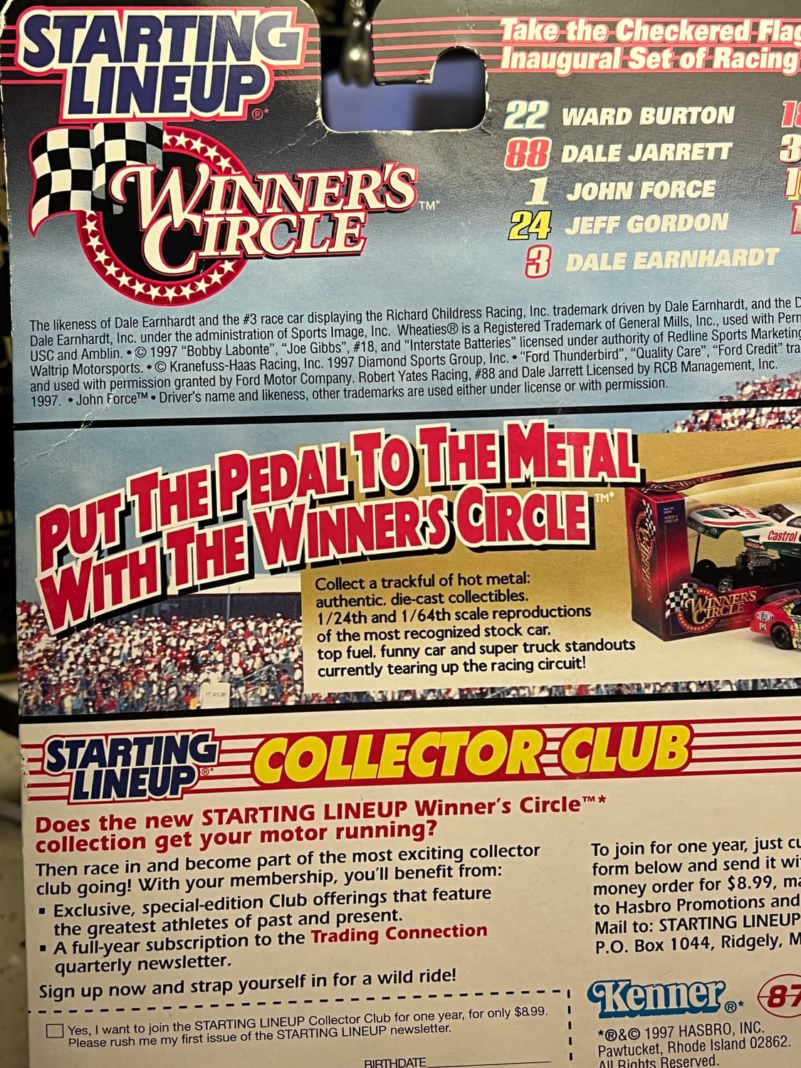 VTG 1997 Starting LineUp Winner’s Circle 상품이미지9