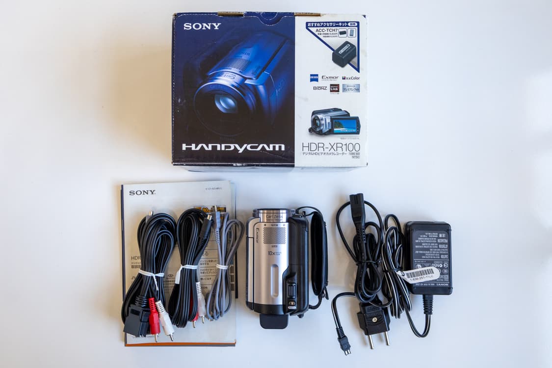 Sony HDR XR100 / 빈티지 디지털 캠코더 상품이미지9