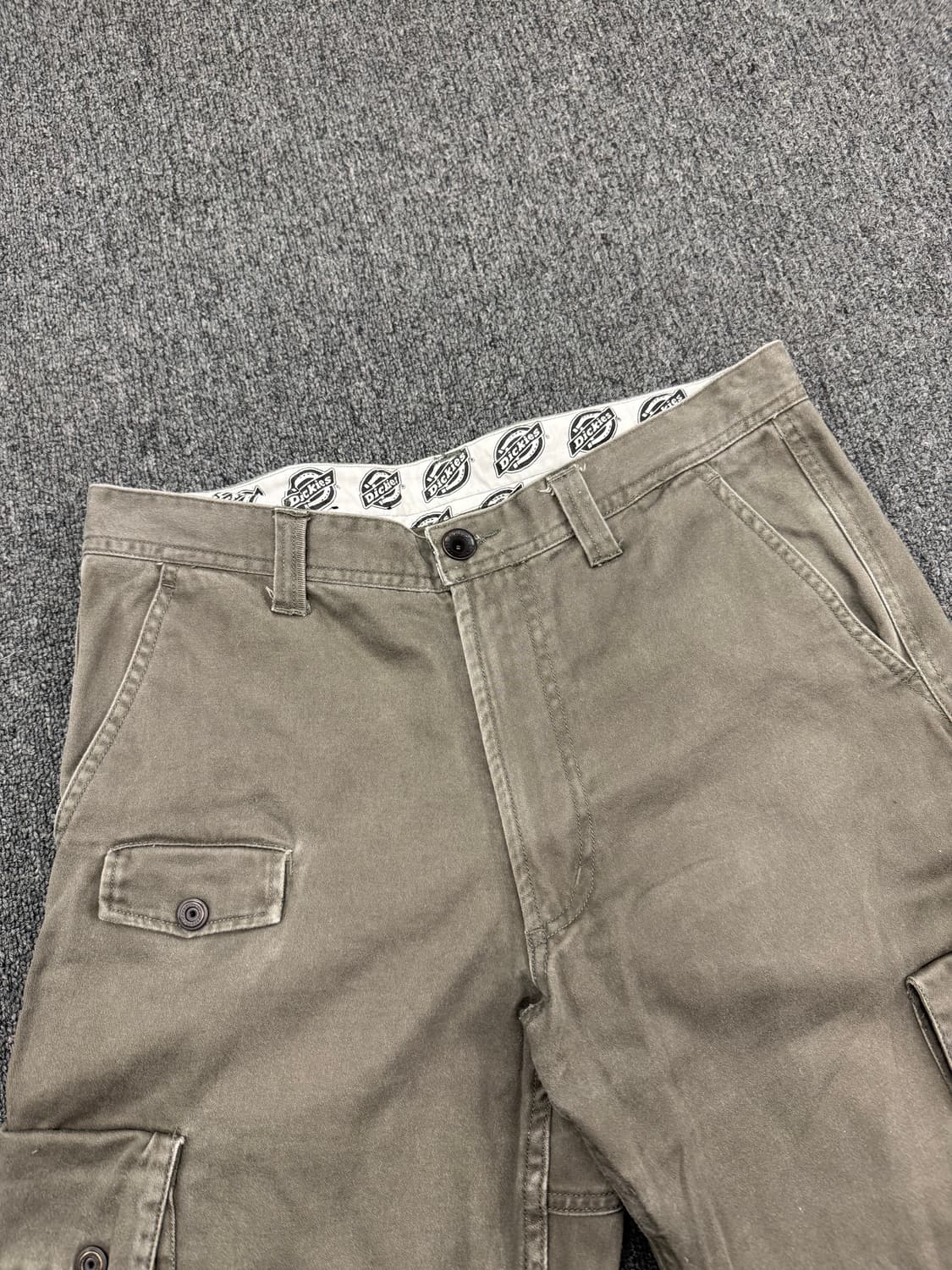 LL)디키즈 재팬 빈티지 더블니 올리브 카고팬츠 상품이미지4