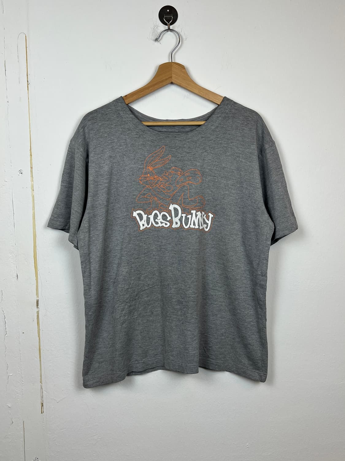 Bugs Bunny 회색 프린팅 티셔츠 OS 상품이미지1