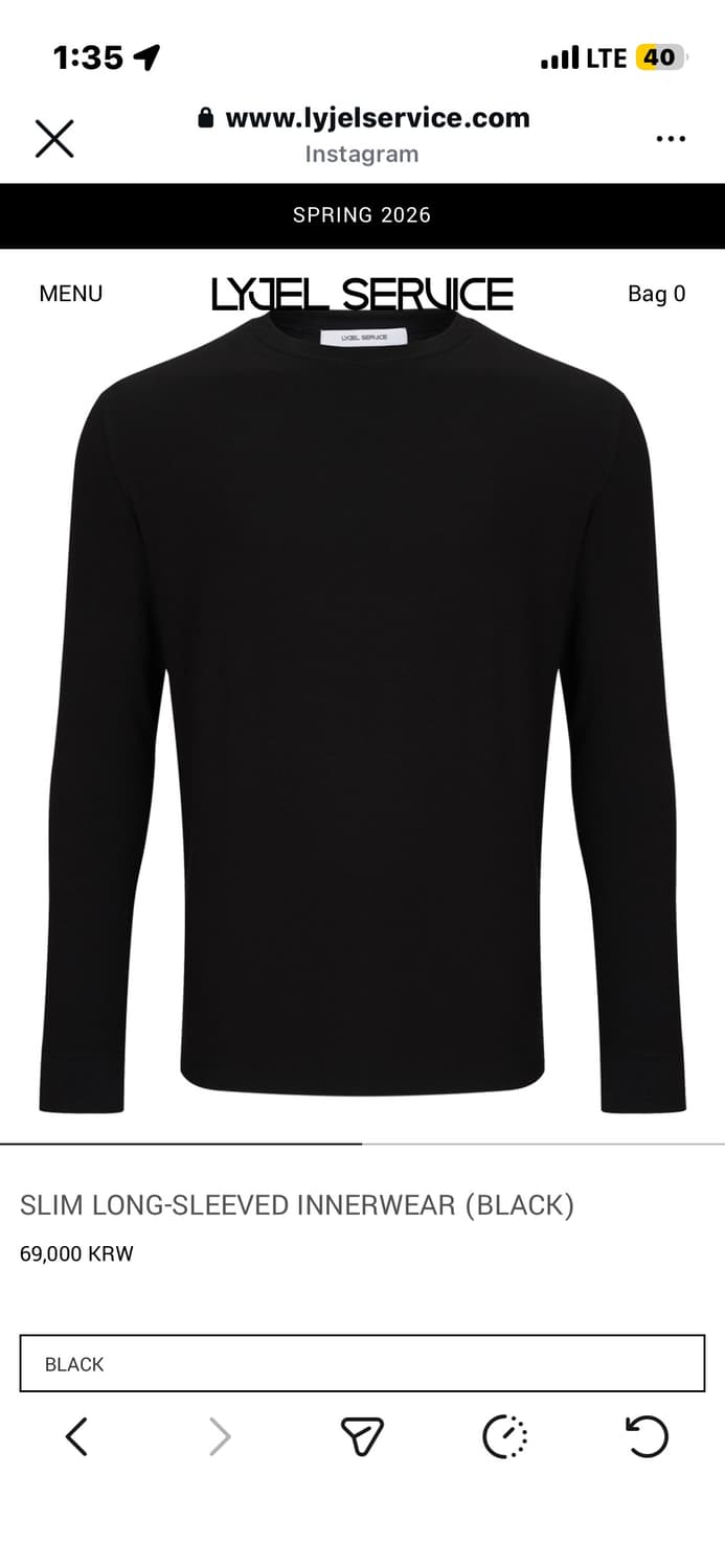 리젤서비스 티셔츠2 롱슬리브 세트 상품이미지2