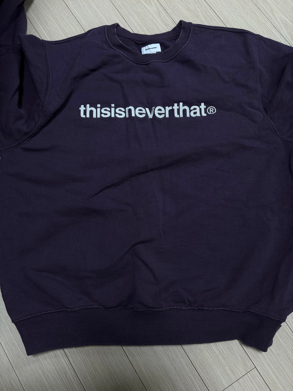 디네댓 맨투맨 퍼플 상품이미지1