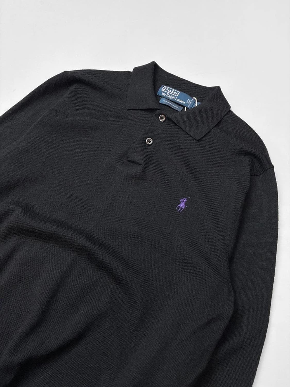 폴로 랄프로렌 00s 메리노울 카라 니트 PN5139 상품이미지2