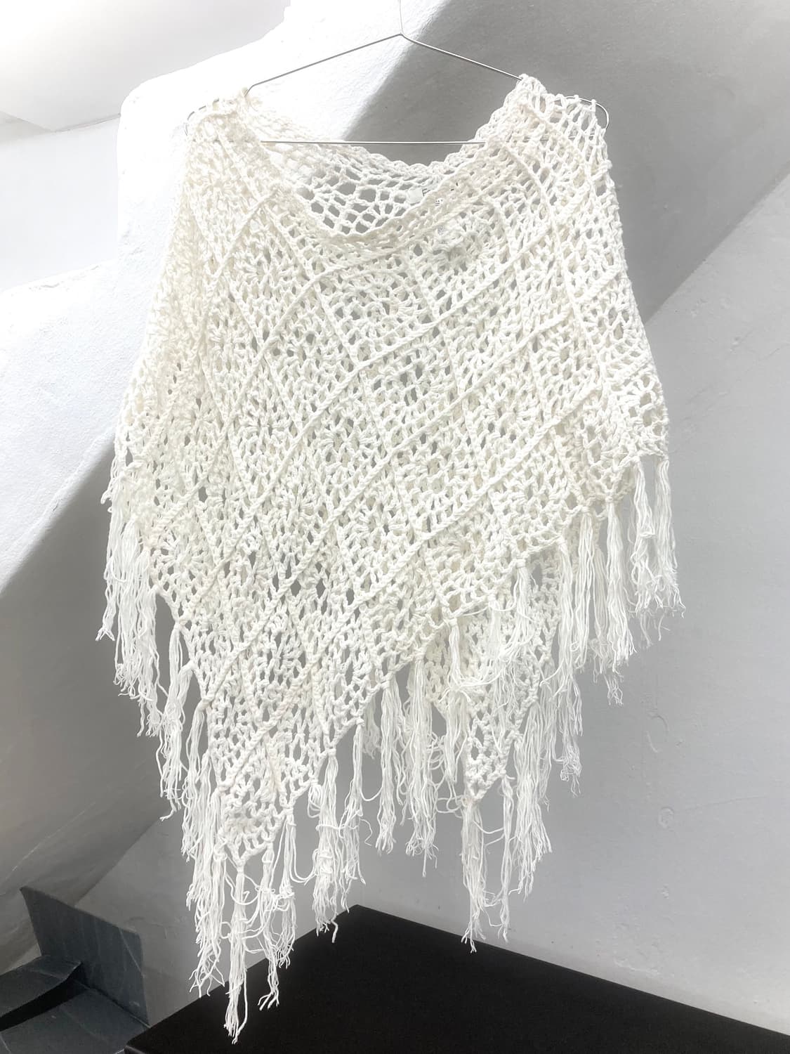 Ivory crochet Cape 상품이미지1
