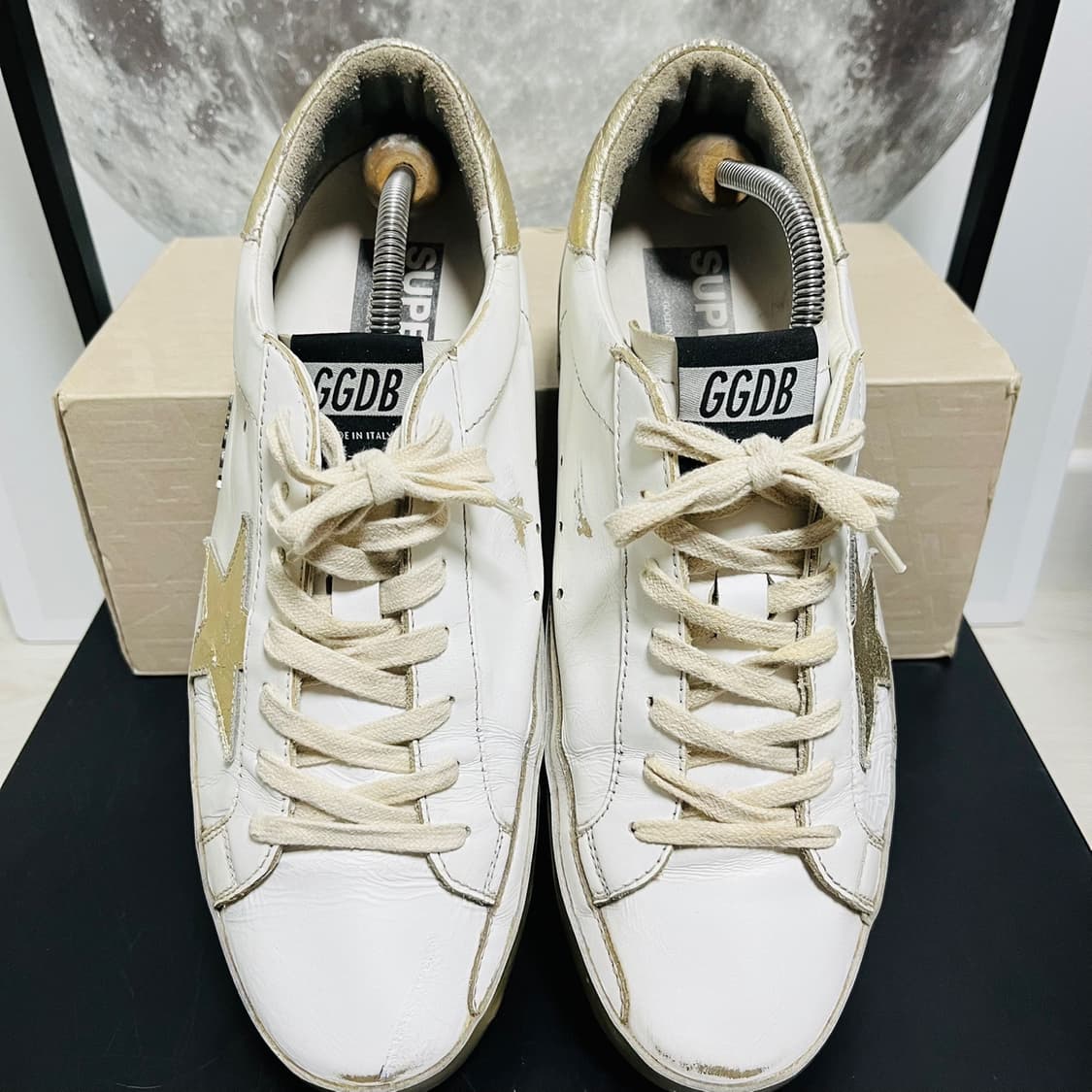 정품 42) 골든구스 스파클 골드 스니커즈 270~275 상품이미지3