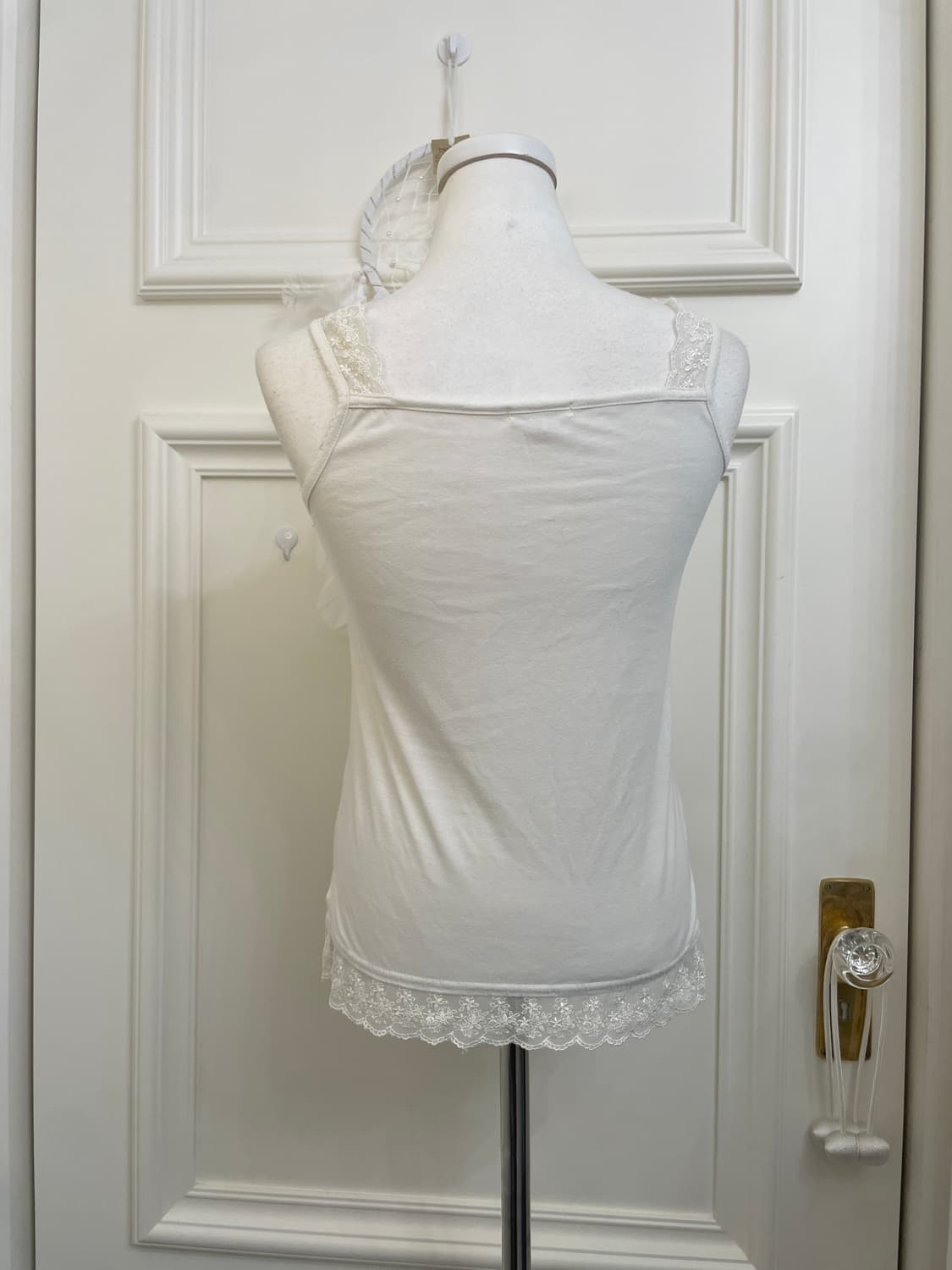 gray white dot embroidery puff cardigan 상품이미지10